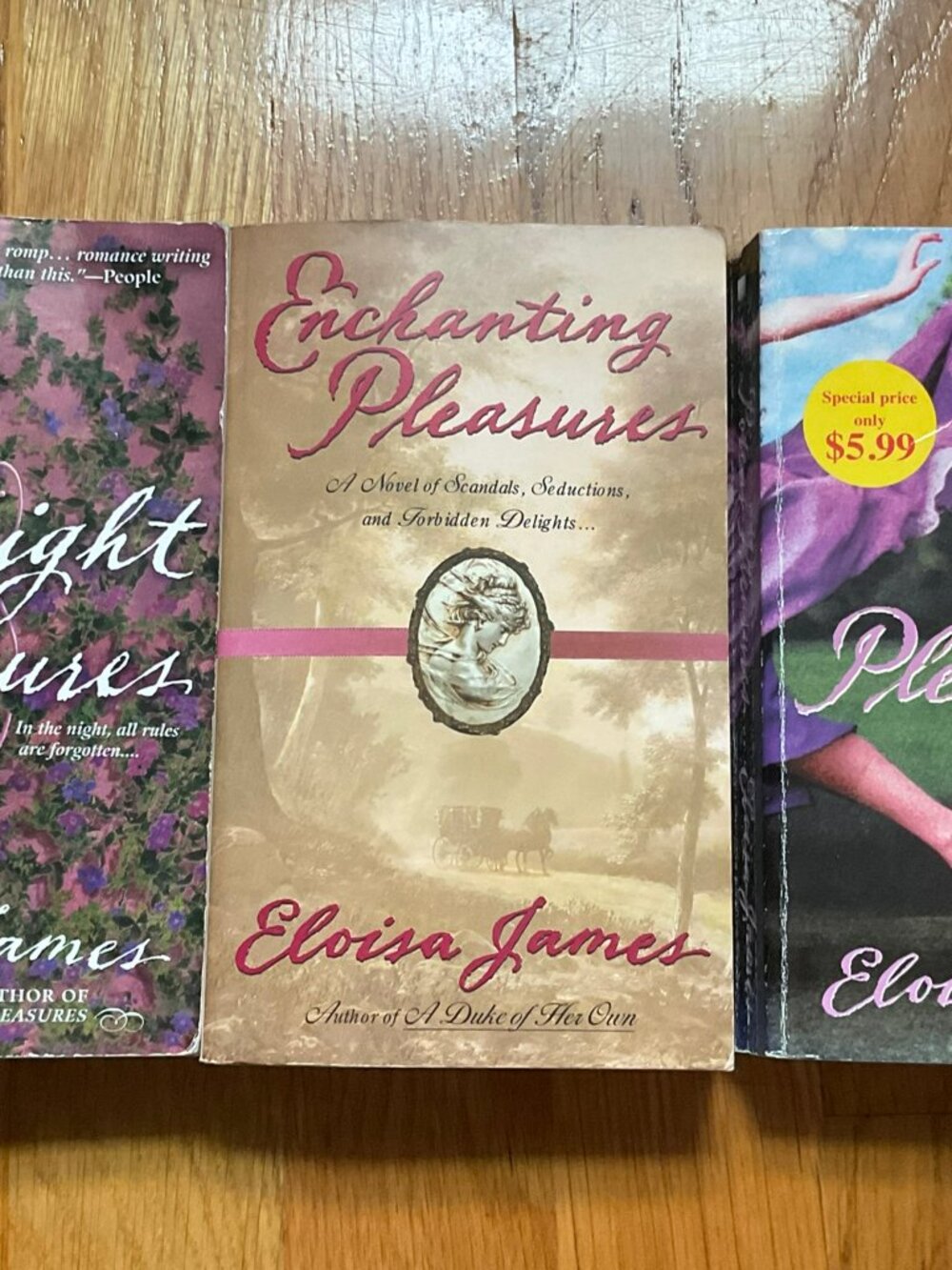 Pleasures trilogy Eloisa James complete romance novel series